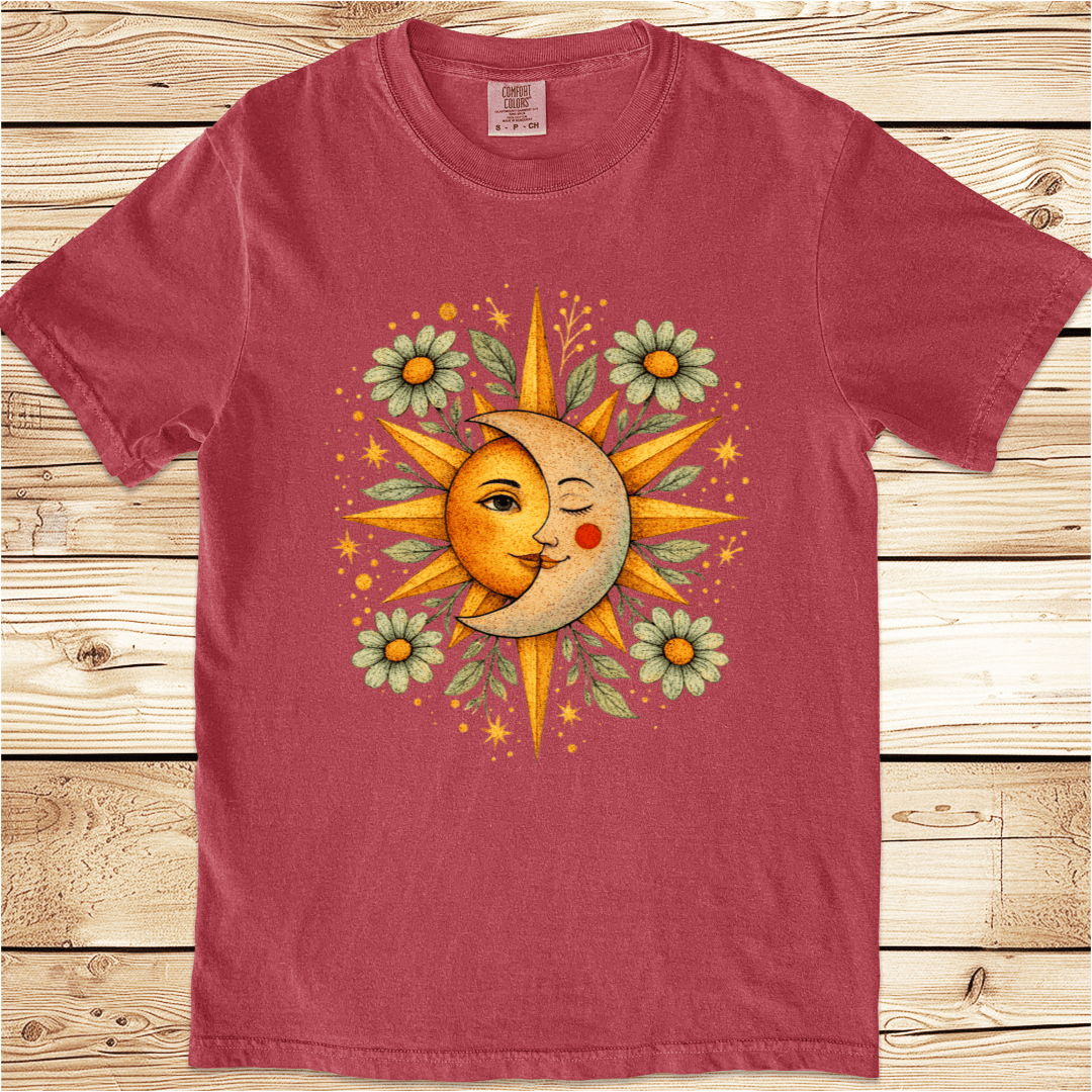Sun and Moon Garden Relaxed Fit Tee - Ramblin Road