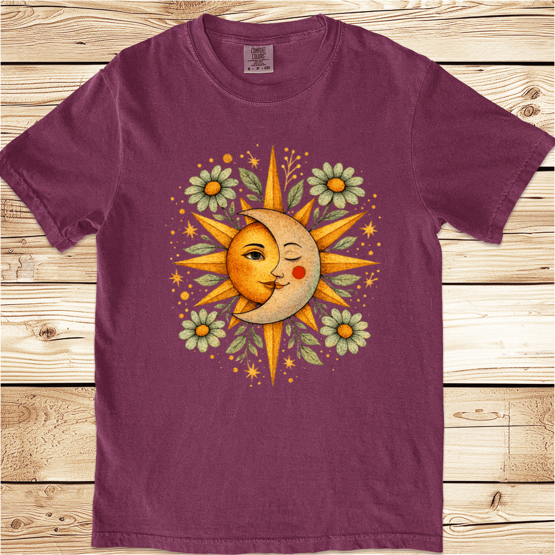 Sun and Moon Garden Relaxed Fit Tee - Ramblin Road