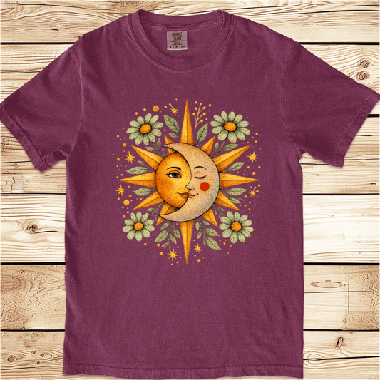Sun and Moon Garden Relaxed Fit Tee - Ramblin Road