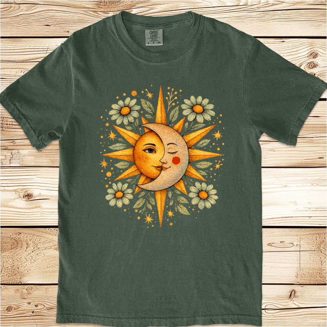 Sun and Moon Garden Relaxed Fit Tee - Ramblin Road