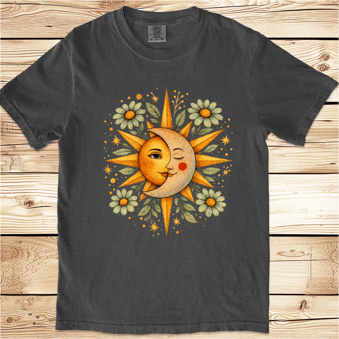 Sun and Moon Garden Relaxed Fit Tee - Ramblin Road