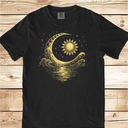 Golden Moonlight Relaxed Fit Tee - Ramblin Road