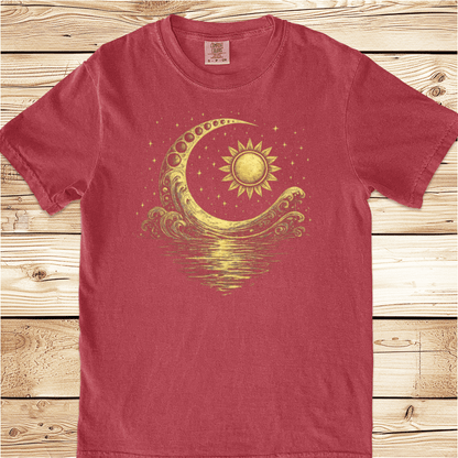 Golden Moonlight Relaxed Fit Tee - Ramblin Road