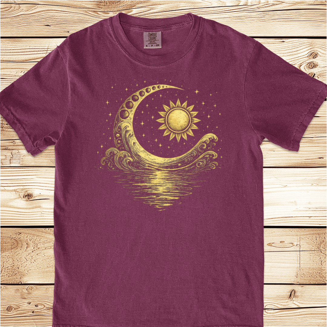 Golden Moonlight Relaxed Fit Tee - Ramblin Road