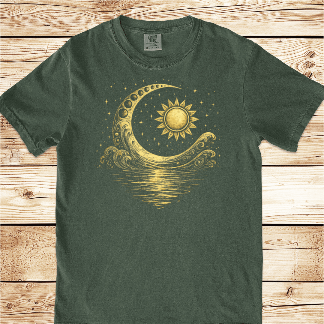 Golden Moonlight Relaxed Fit Tee - Ramblin Road