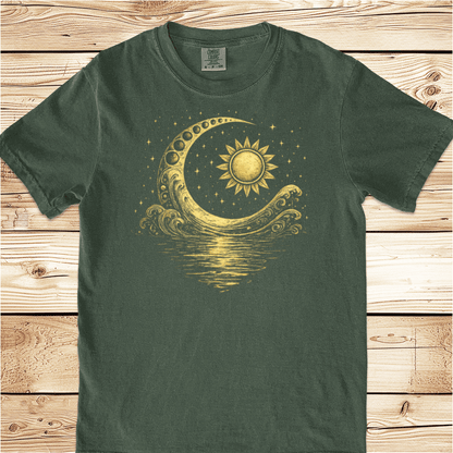 Golden Moonlight Relaxed Fit Tee - Ramblin Road