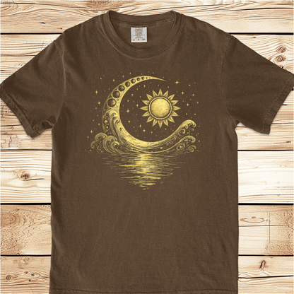 Golden Moonlight Relaxed Fit Tee - Ramblin Road