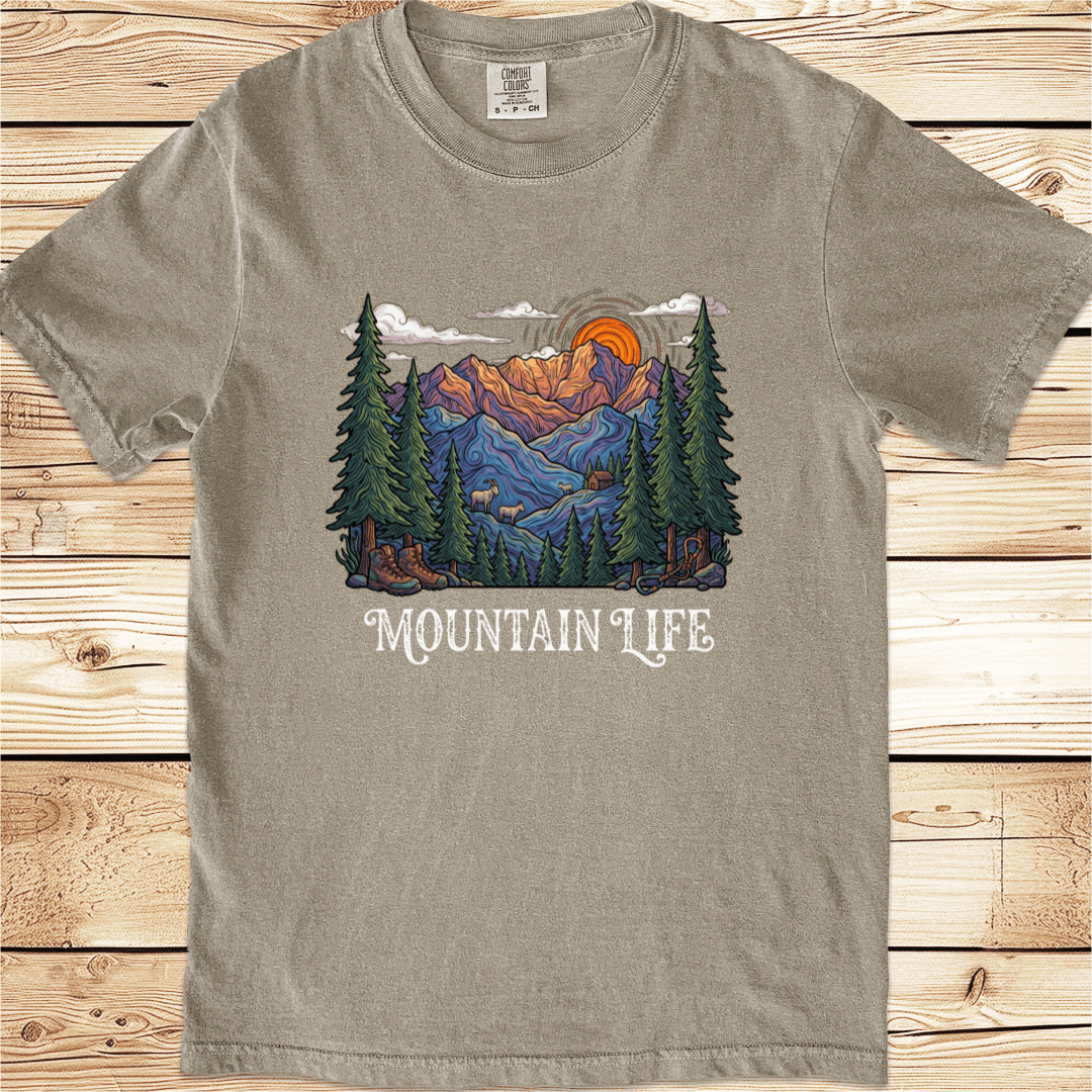 Mountain Life Relaxed Fit Tee - Ramblin Road