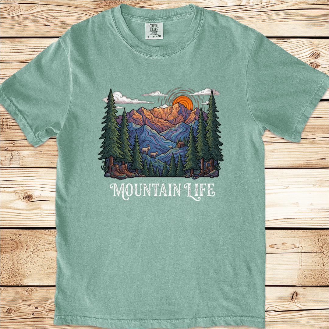 Mountain Life Relaxed Fit Tee - Ramblin Road