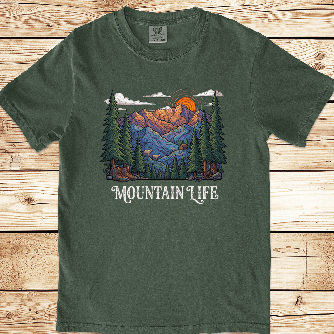 Mountain Life Relaxed Fit Tee - Ramblin Road