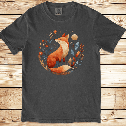 Fox and Flowers Relaxed Fit Tee - Ramblin Road