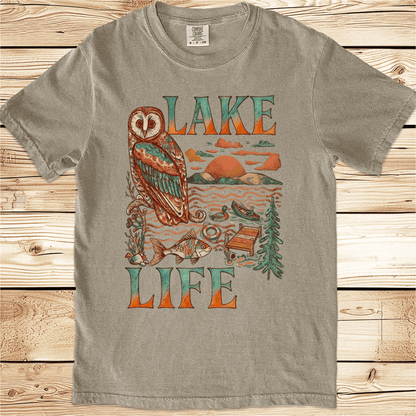 Lake Life Scene Relaxed Fit Tee - Ramblin Road