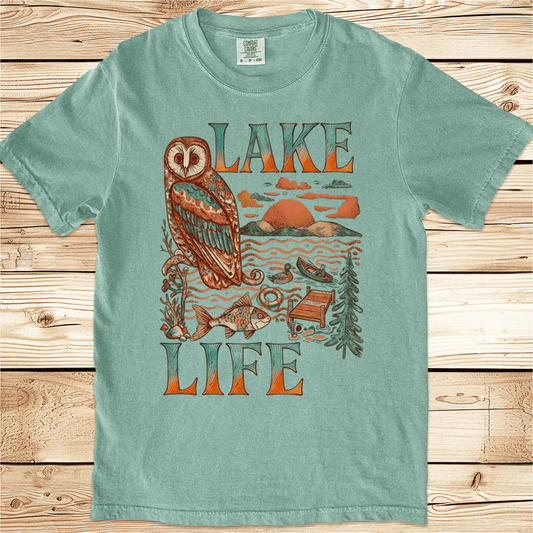 Lake Life Scene Relaxed Fit Tee - Ramblin Road