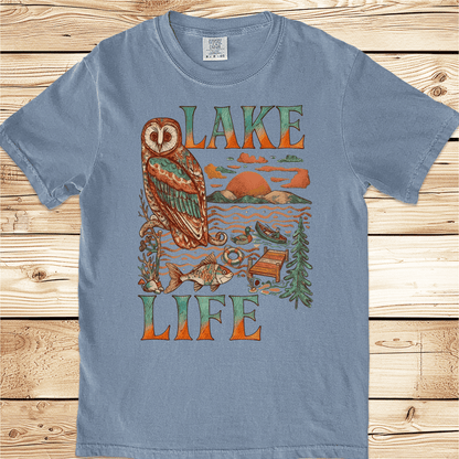Lake Life Scene Relaxed Fit Tee - Ramblin Road