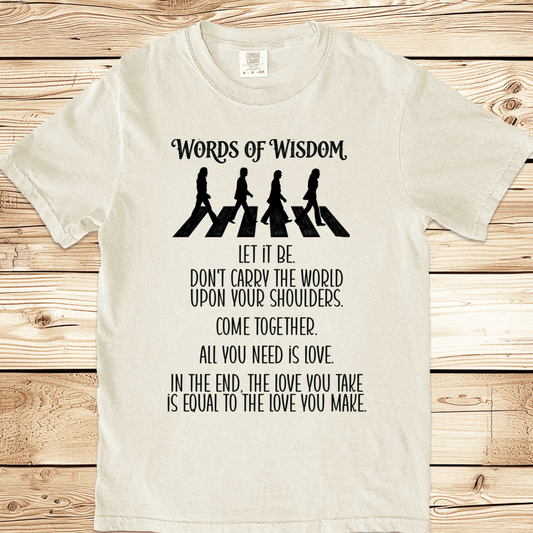 Words of Wisdom Relaxed Fit Tee - Ramblin Road