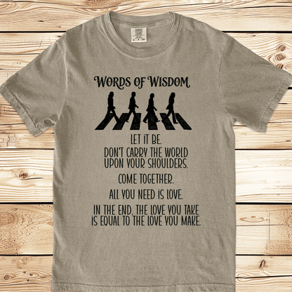 Words of Wisdom Relaxed Fit Tee - Ramblin Road