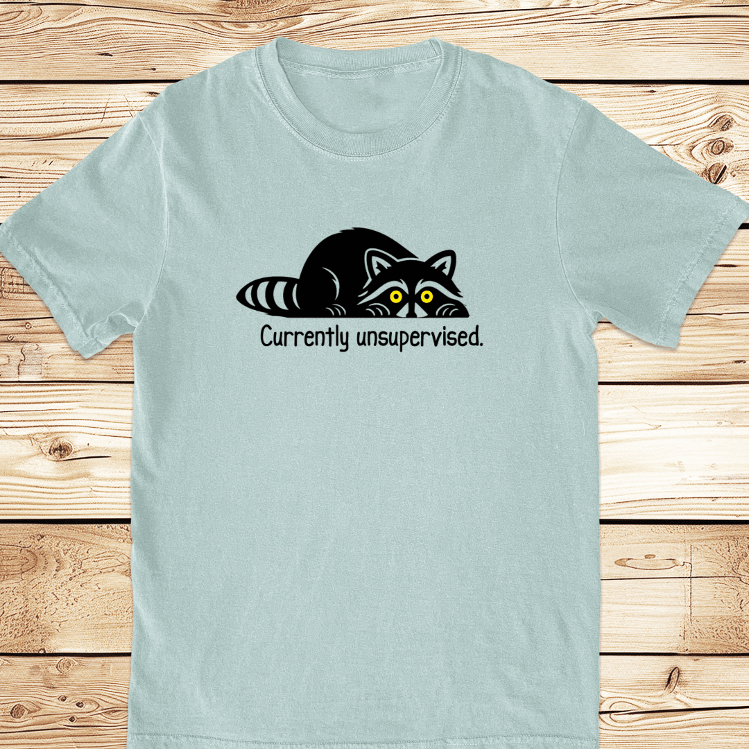 Unsupervised Raccoon Relaxed Fit Tee - Ramblin Road