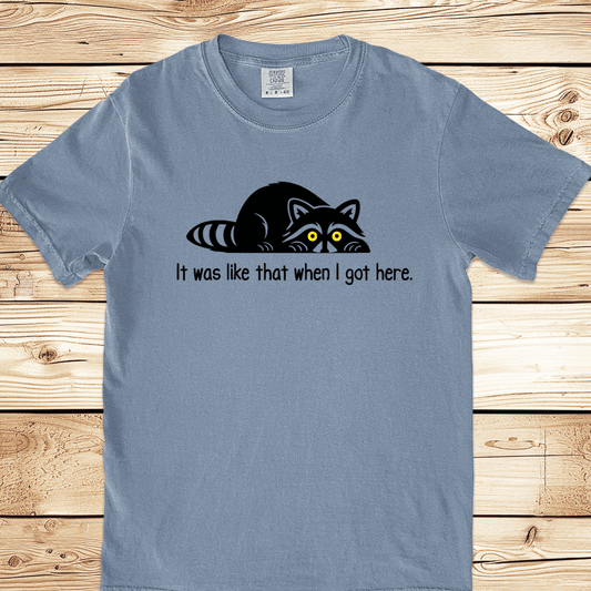 Guilty Raccoon Relaxed Fit Tee - Ramblin Road