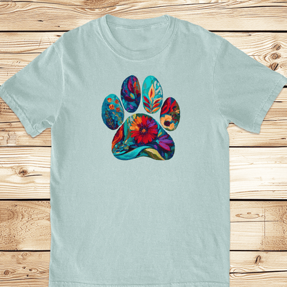 Artsy Pawprints Relaxed Fit Tee - Ramblin Road