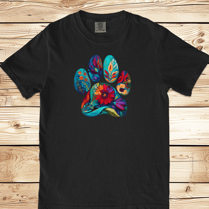 Artsy Pawprints Relaxed Fit Tee - Ramblin Road