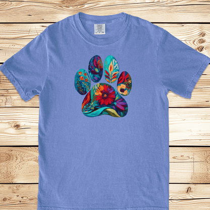 Artsy Pawprints Relaxed Fit Tee - Ramblin Road