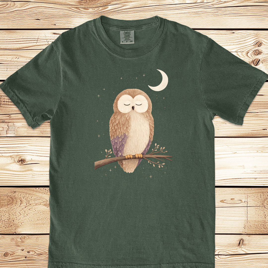 Owl in the Moonlight Relaxed Fit Tee - Ramblin Road