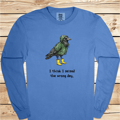Bird Seized The Wrong Day Long Sleeve Tshirt - Ramblin Road