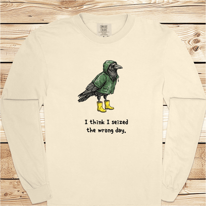 Bird Seized The Wrong Day Long Sleeve Tshirt - Ramblin Road
