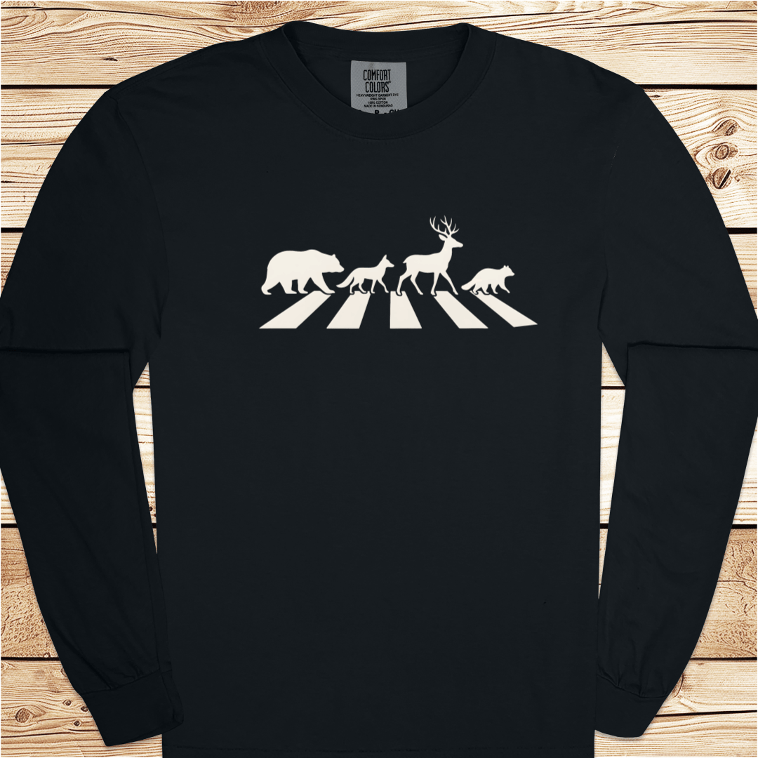 Abbey Road In The Forest Long Sleeve Tshirt - Ramblin Road