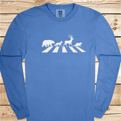 Abbey Road In The Forest Long Sleeve Tshirt - Ramblin Road