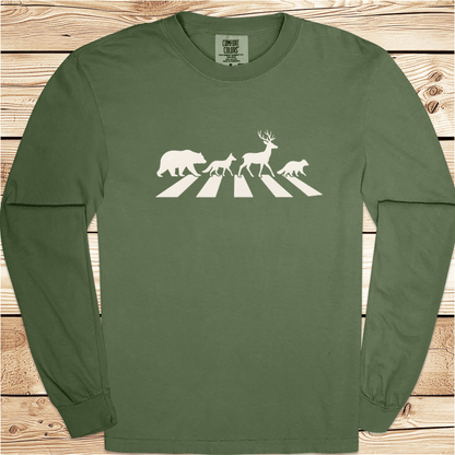 Abbey Road In The Forest Long Sleeve Tshirt - Ramblin Road