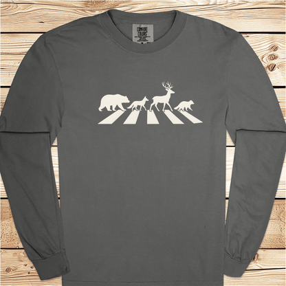 Abbey Road In The Forest Long Sleeve Tshirt - Ramblin Road