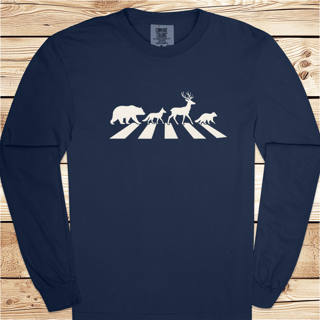Abbey Road In The Forest Long Sleeve Tshirt - Ramblin Road