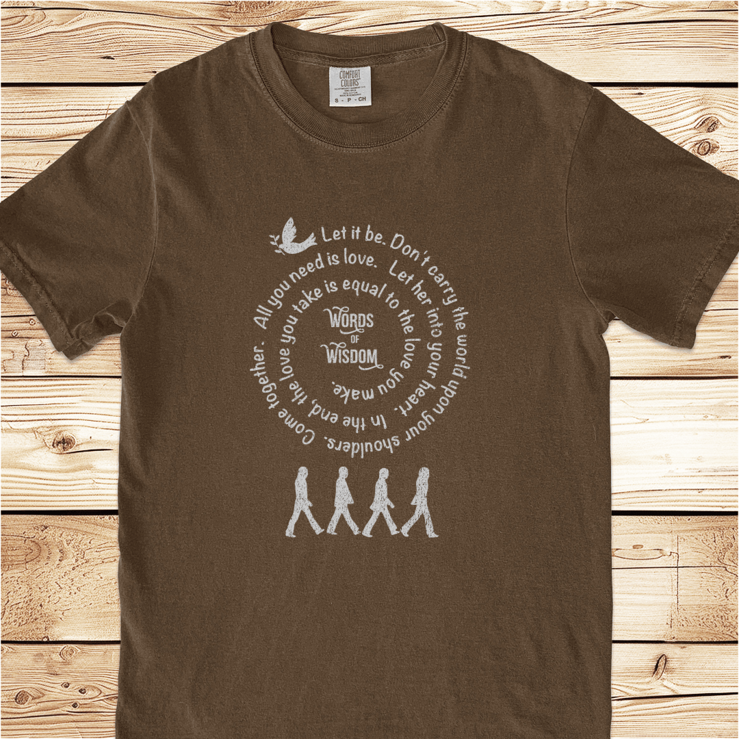 Beatles Words of Wisdom Relaxed Fit Tee - Ramblin Road
