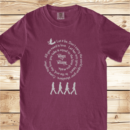 Beatles Words of Wisdom Relaxed Fit Tee - Ramblin Road