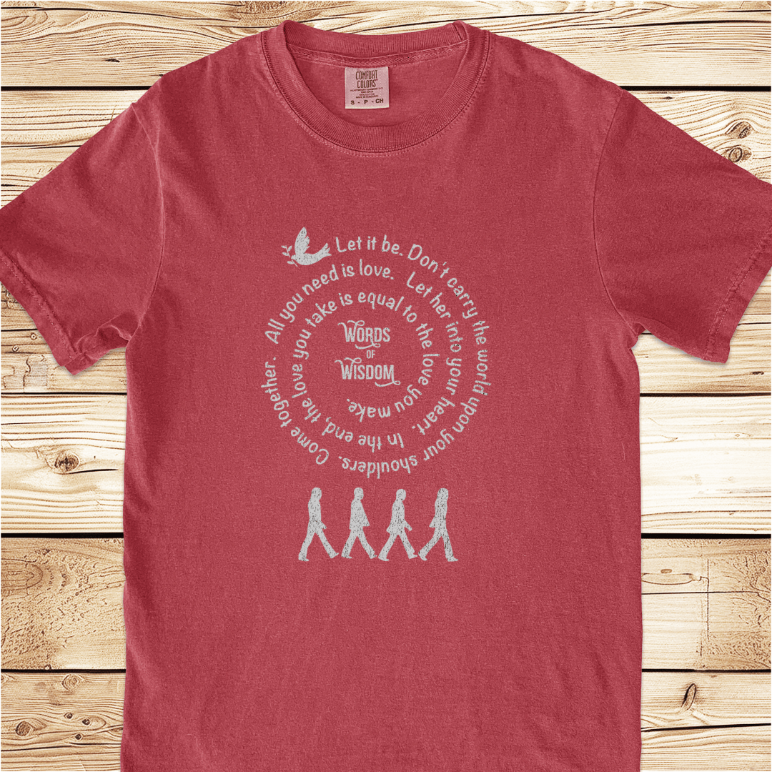 Beatles Words of Wisdom Relaxed Fit Tee - Ramblin Road