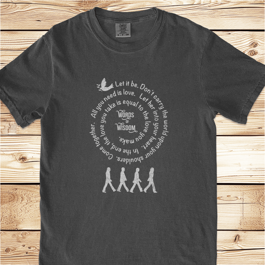 Beatles Words of Wisdom Relaxed Fit Tee - Ramblin Road