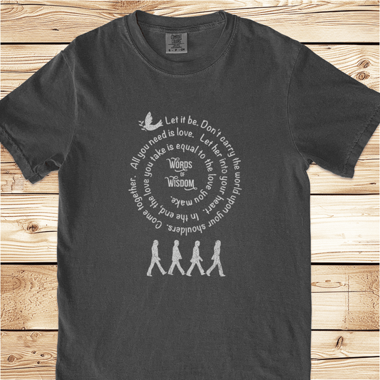 Beatles Words of Wisdom Relaxed Fit Tee - Ramblin Road