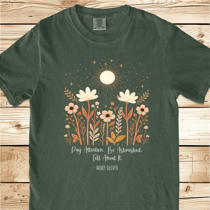 Instructions For A Life Mary Oliver Relaxed Fit Tee - Ramblin Road