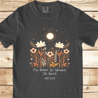 Instructions For A Life Mary Oliver Relaxed Fit Tee - Ramblin Road