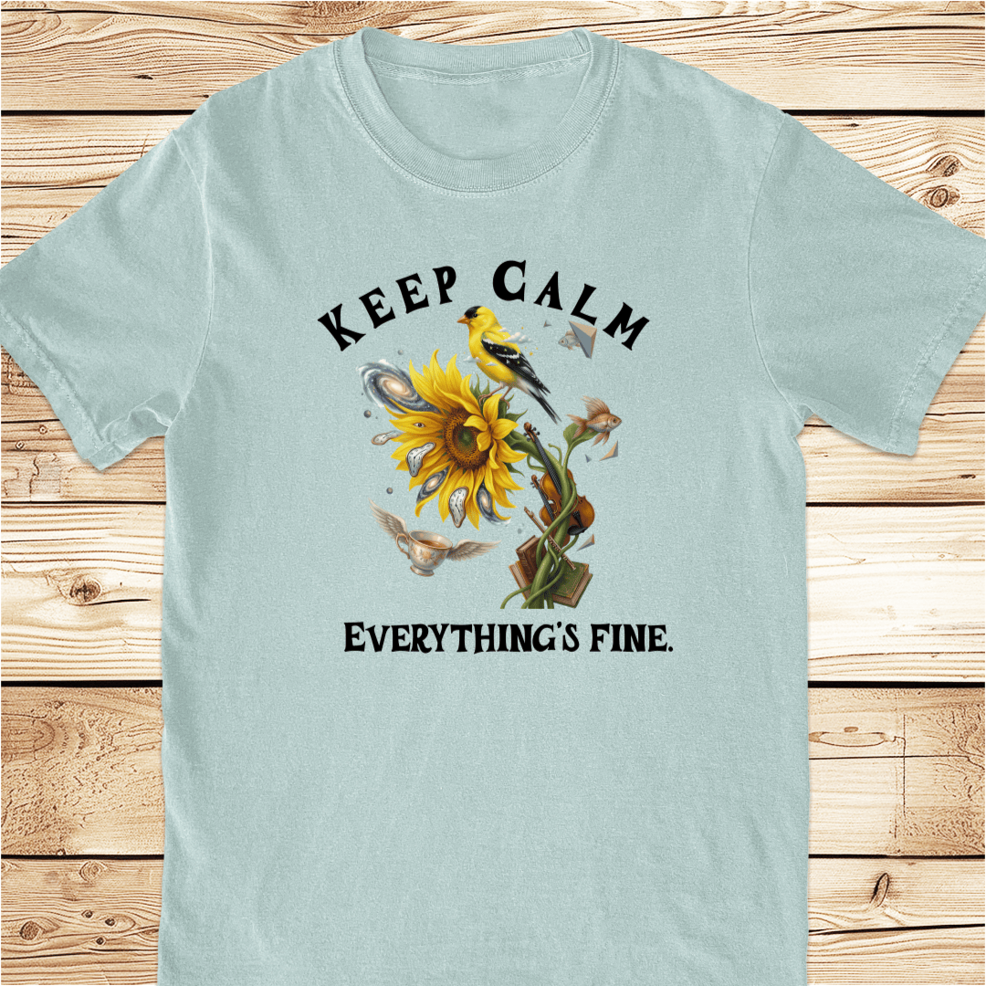 Keep Calm Everthngs Fine Relaxed Fit Tee - Ramblin Road