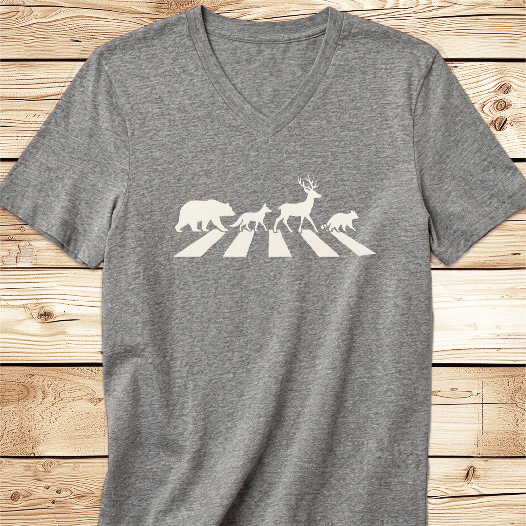 Abbey Road In The Forest Unisex V-Neck - Ramblin Road