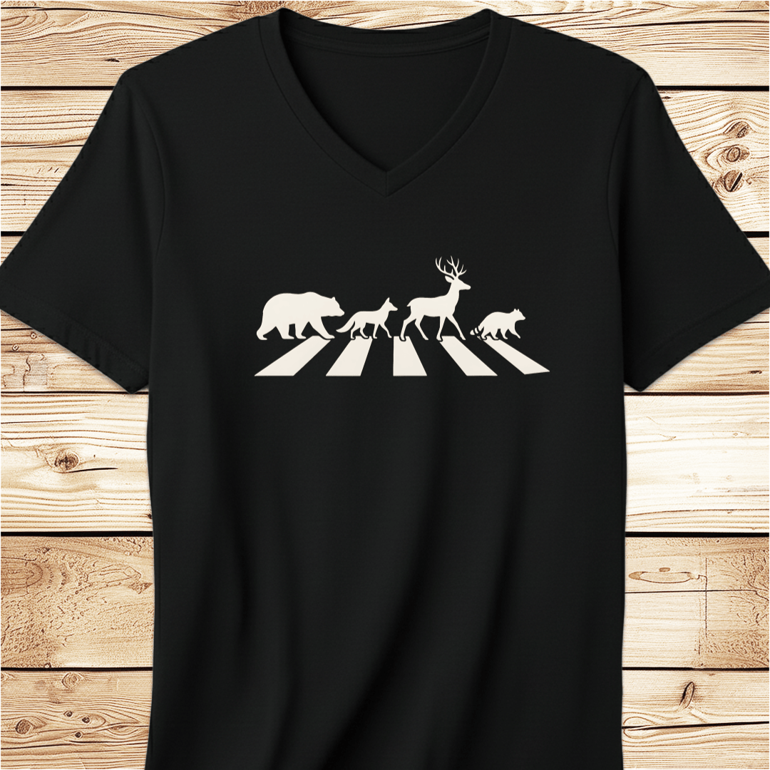 Abbey Road In The Forest Unisex V-Neck - Ramblin Road