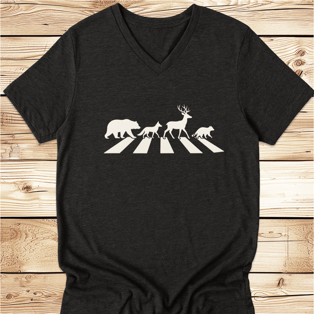 Abbey Road In The Forest Unisex V-Neck - Ramblin Road