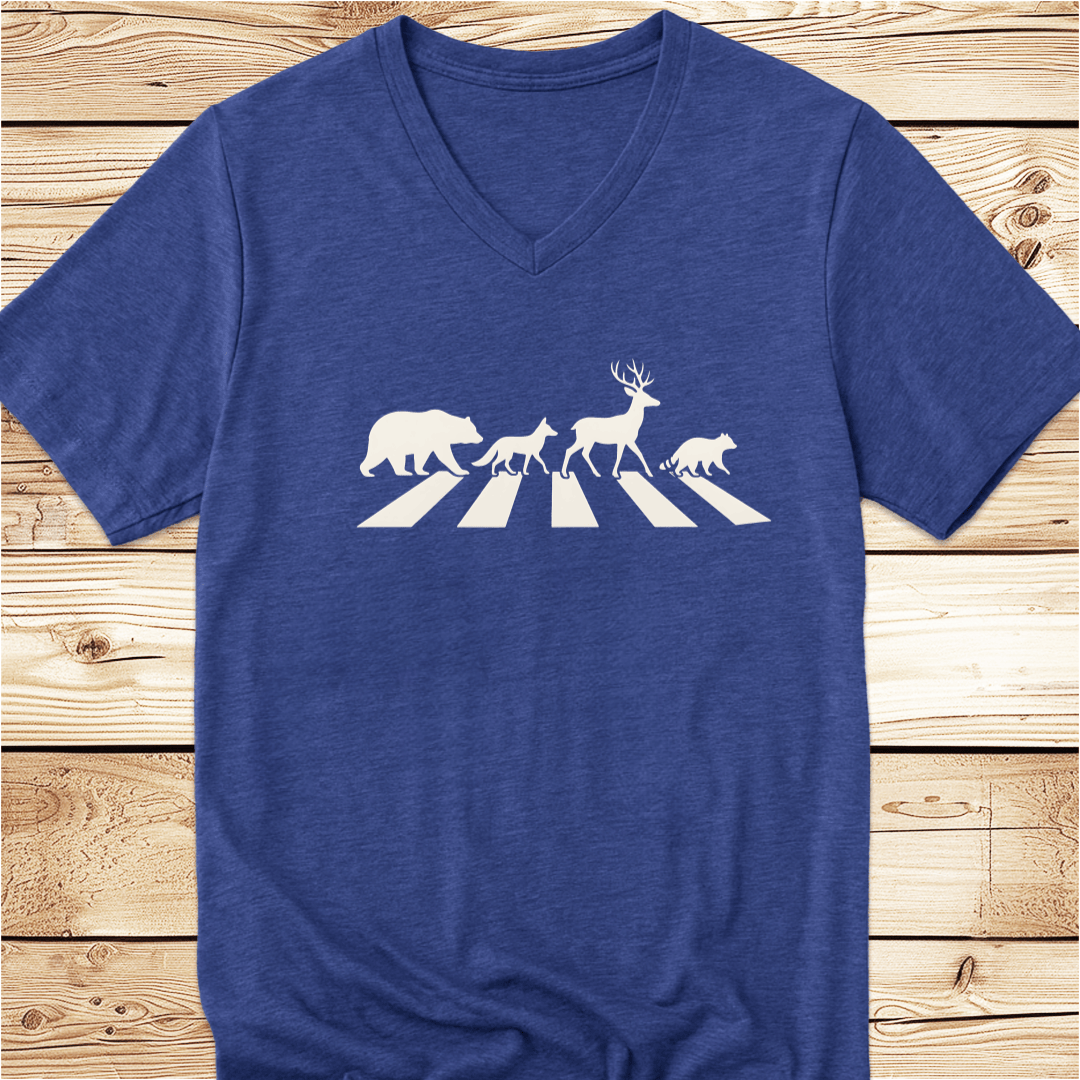 Abbey Road In The Forest Unisex V-Neck - Ramblin Road