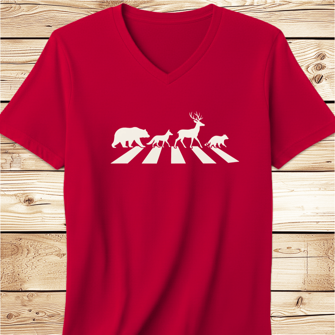 Abbey Road In The Forest Unisex V-Neck - Ramblin Road