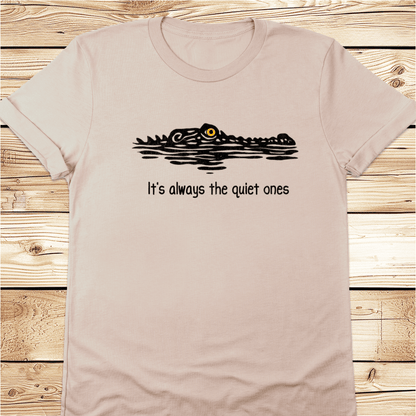 Crocodile Quiet Ones Tshirt - Ramblin Road