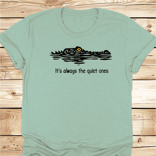 Crocodile Quiet Ones Tshirt - Ramblin Road