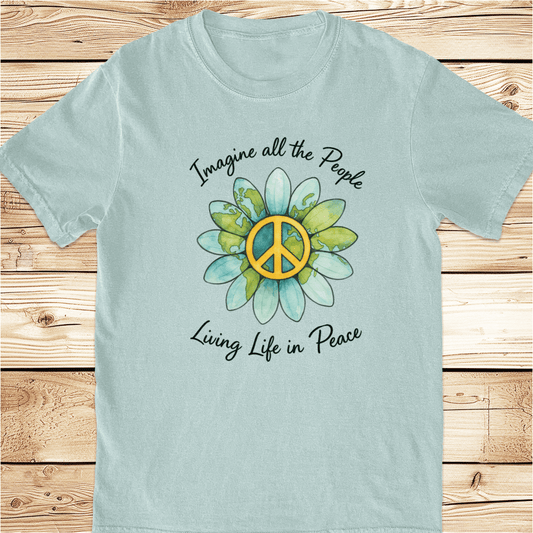 Imagine All The People Relaxed Fit Tee - Ramblin Road
