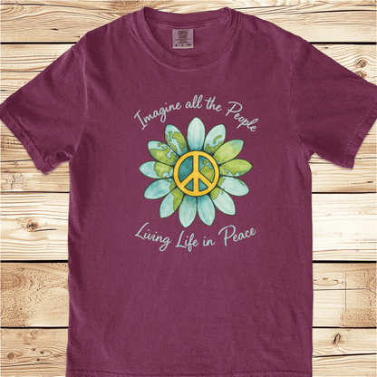 Imagine All The People Relaxed Fit Tee - Ramblin Road